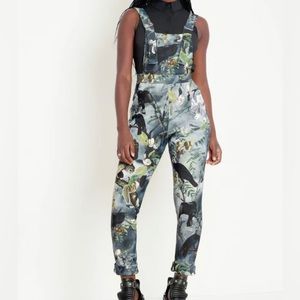Blackmilk Nightbirds Overalls NWT